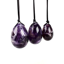 Natural Amethyst Jade Yoni Egg - The Glass Dildo @ theglassdildo.co.uk