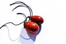 Natural Red Jasper Yoni Egg - The Glass Dildo @ theglassdildo.co.uk