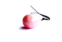 Natural Rose Quartz Crystal Yoni Egg Set - The Glass Dildo @ theglassdildo.co.uk