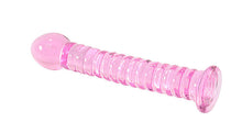 The Pink Penis Glass Dildo - The Glass Dildo @ theglassdildo.co.uk