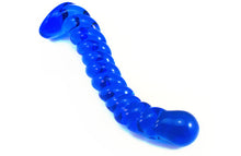 realistic ridged glass dildo