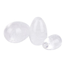 Natural Clear Quartz Yoni Egg And Wand Set - The Glass Dildo @ theglassdildo.co.uk