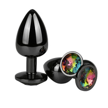 The Onyx Anal Plug Set - The Glass Dildo @ theglassdildo.co.uk