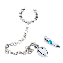 Prison Bird Stainless Steel Anal Plug with Cock Ring