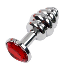 The Jewelled Screw Anal Plug - The Glass Dildo @ theglassdildo.co.uk