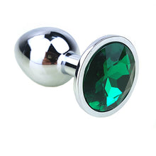 The Crystal Jewel Steel Anal Plug - The Glass Dildo @ theglassdildo.co.uk