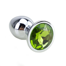 The Crystal Jewel Steel Anal Plug - The Glass Dildo @ theglassdildo.co.uk