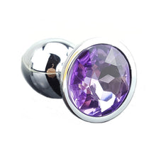 The Crystal Jewel Steel Anal Plug - The Glass Dildo @ theglassdildo.co.uk