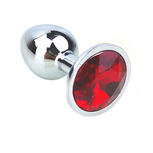 The Crystal Jewel Steel Anal Plug - The Glass Dildo @ theglassdildo.co.uk