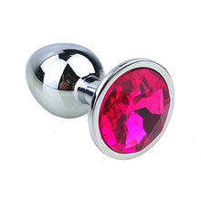 The Crystal Jewel Steel Anal Plug - The Glass Dildo @ theglassdildo.co.uk