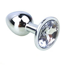 The Crystal Jewel Steel Anal Plug - The Glass Dildo @ theglassdildo.co.uk
