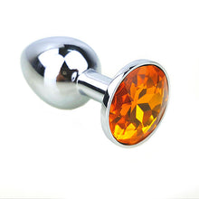 The Crystal Jewel Steel Anal Plug - The Glass Dildo @ theglassdildo.co.uk