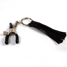The Leather Tassels Nipple Clamps - The Glass Dildo @ theglassdildo.co.uk