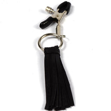 The Leather Tassels Nipple Clamps - The Glass Dildo @ theglassdildo.co.uk