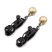 The Golden Glyph Nipple Clamps - The Glass Dildo @ theglassdildo.co.uk