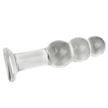 The Beaded Mountain Glass Anal Plug - The Glass Dildo @ theglassdildo.co.uk