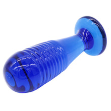 The Blue Lagoon Glass Anal Plug - The Glass Dildo @ theglassdildo.co.uk