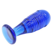 The Blue Lagoon Glass Anal Plug - The Glass Dildo @ theglassdildo.co.uk