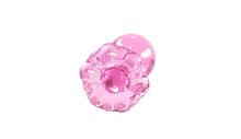The Pink Pastel Glass Anal Plug - The Glass Dildo @ theglassdildo.co.uk
