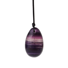 Natural Fluorite Yoni Egg - The Glass Dildo @ theglassdildo.co.uk