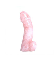 Large Natural Rose Quartz Crystal Yoni Wand - The Glass Dildo @ theglassdildo.co.uk