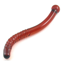 The Ridged Worm - The Glass Dildo @ theglassdildo.co.uk