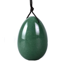 Natural Green Aventurine Jade Yoni Egg - The Glass Dildo @ theglassdildo.co.uk