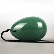 Natural Green Aventurine Jade Yoni Egg - The Glass Dildo @ theglassdildo.co.uk
