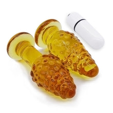 The Pineapple Good Vibrations Set - The Glass Dildo @ theglassdildo.co.uk