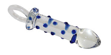 The Spotted Dick Glass Dildo is a Small Glass Dildo or anal plug