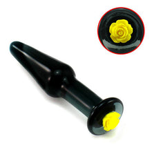 The Rose Bud Glass Anal Plug - The Glass Dildo @ theglassdildo.co.uk