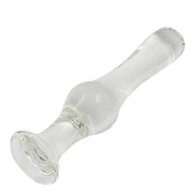 The Six Inch Delivery Glass Anal Plug - The Glass Dildo @ theglassdildo.co.uk