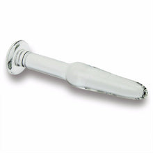 Off The Hook Glass Anal Plug - The Glass Dildo @ theglassdildo.co.uk