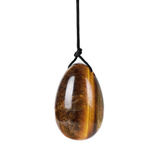 Natural Tiger Eye Crystal Yoni Egg - The Glass Dildo @ theglassdildo.co.uk