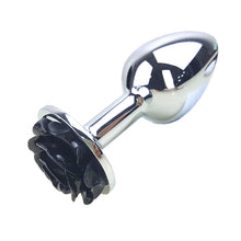 Roses Metal Anal Plug - The Glass Dildo @ theglassdildo.co.uk