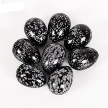 The Snowflake Obsidian Crystal Yoni Egg - The Glass Dildo @ theglassdildo.co.uk