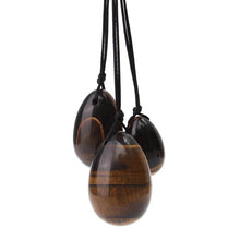 Natural Tiger Eye Crystal Yoni Egg Set - The Glass Dildo @ theglassdildo.co.uk