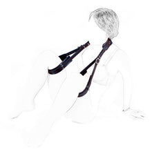 The Open Sesame Spreader Harness - The Glass Dildo @ theglassdildo.co.uk