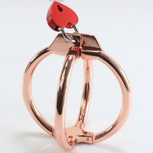 The Cross Hatch Lockable Handcuffs - The Glass Dildo @ theglassdildo.co.uk