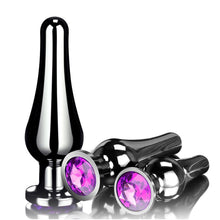 The Onyx Jewel Anal Plug - The Glass Dildo @ theglassdildo.co.uk