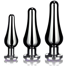 The Onyx Jewel Anal Plug - The Glass Dildo @ theglassdildo.co.uk